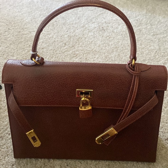 Leather Brown Handbag - Picture 2 of 6